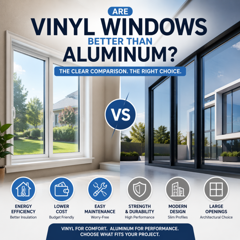 Are Vinyl Windows Better Than Aluminum? Full Comparison Guide 2026