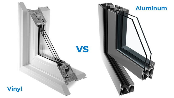 Vinyl vs Aluminum Windows: Frame Strength and Large-Scale Glass Support
