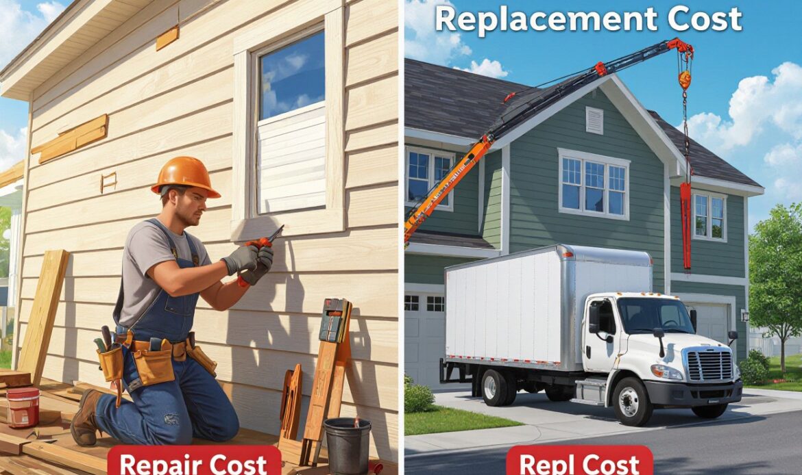 Siding Repair vs Replacement Cost: A Complete Guide